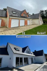 Ravalement de façade plougastel daoulas & Finistère (29)